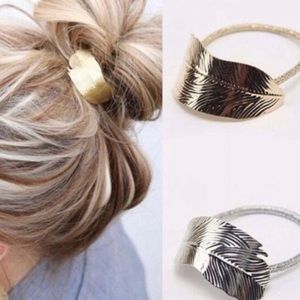 Feather Pony Tail Hair Tie
